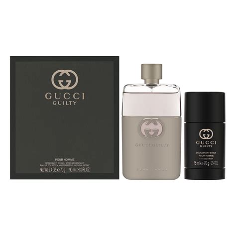 mens gucci guilty gift set|gucci guilty deodorant for men.